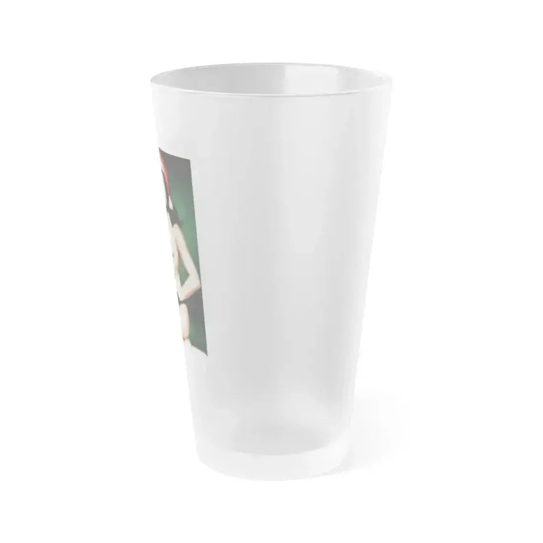 Bettie Page #135 (Vintage Female Icon) Frosted Pint Glass 16oz - Go Mug Yourself