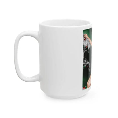Bettie Page #135 (Vintage Female Icon) White Coffee Mug - Go Mug Yourself
