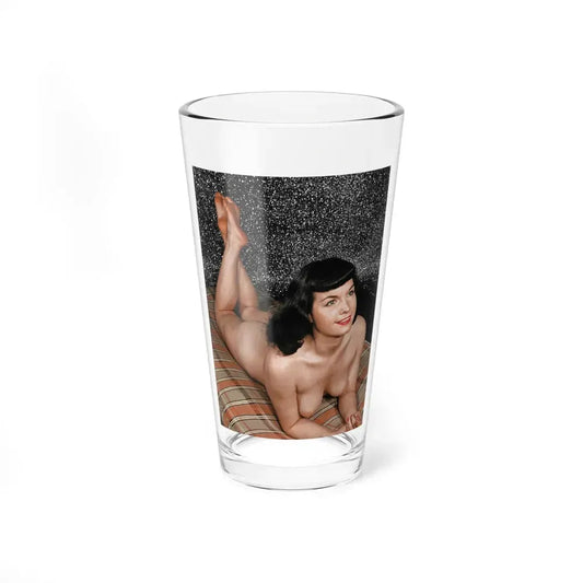 Bettie Page #136 (Vintage Female Icon) Pint Glass 16oz 16oz - Go Mug Yourself