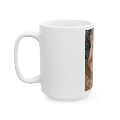 Bettie Page #136 (Vintage Female Icon) White Coffee Mug - Go Mug Yourself