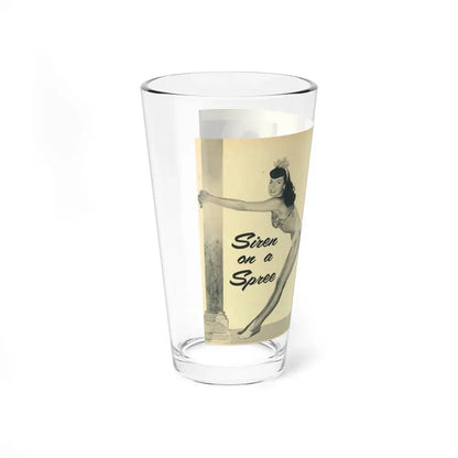 Bettie Page #138 (Vintage Female Icon) Pint Glass 16oz - Go Mug Yourself
