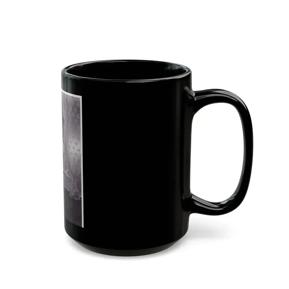 Bettie Page #145 (Vintage Female Icon) Black Coffee Mug - Go Mug Yourself