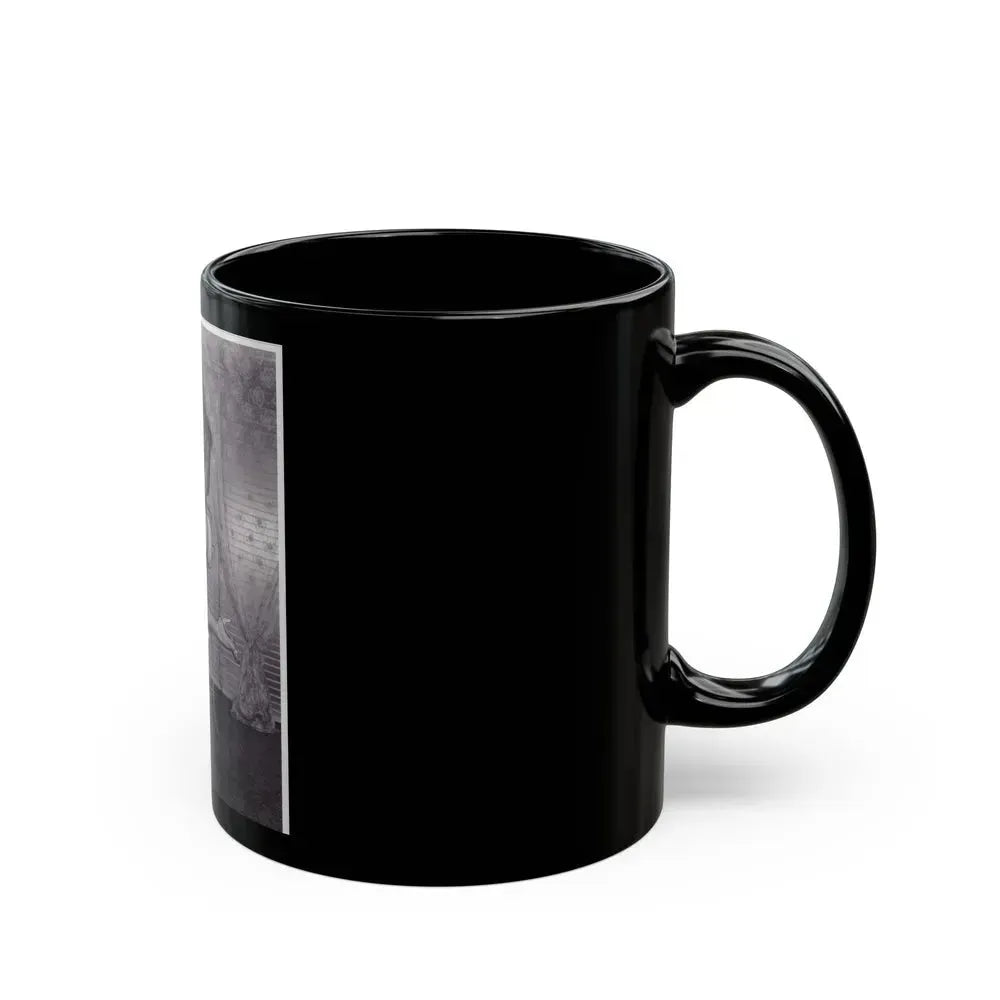 Bettie Page #145 (Vintage Female Icon) Black Coffee Mug - Go Mug Yourself