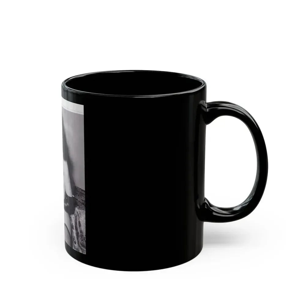 Bettie Page #147 (Vintage Female Icon) Black Coffee Mug - Go Mug Yourself