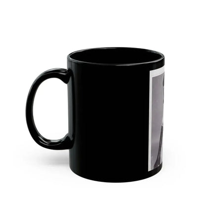 Bettie Page #147 (Vintage Female Icon) Black Coffee Mug - Go Mug Yourself