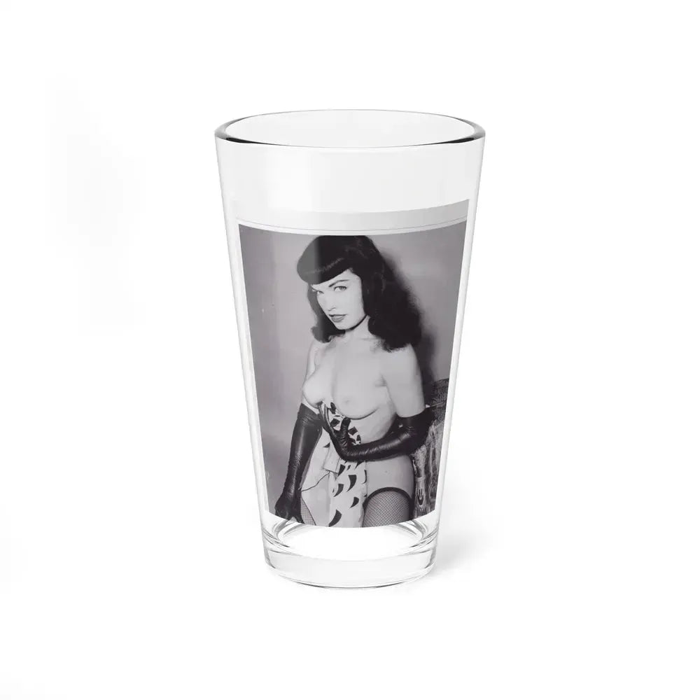 Bettie Page #147 (Vintage Female Icon) Pint Glass 16oz 16oz - Go Mug Yourself