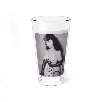 Bettie Page #147 (Vintage Female Icon) Pint Glass 16oz 16oz - Go Mug Yourself