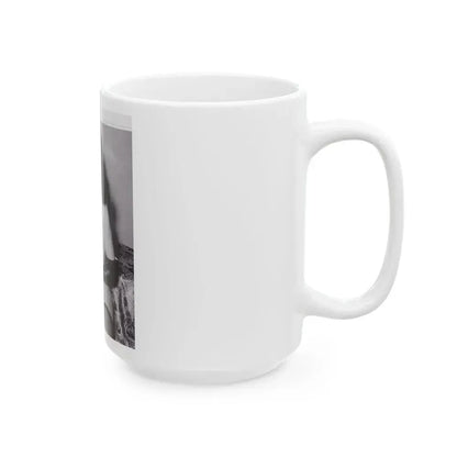 Bettie Page #147 (Vintage Female Icon) White Coffee Mug - Go Mug Yourself
