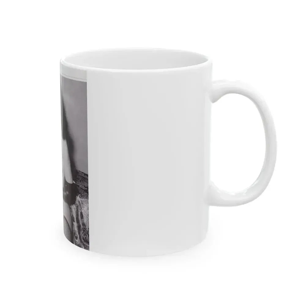 Bettie Page #147 (Vintage Female Icon) White Coffee Mug - Go Mug Yourself