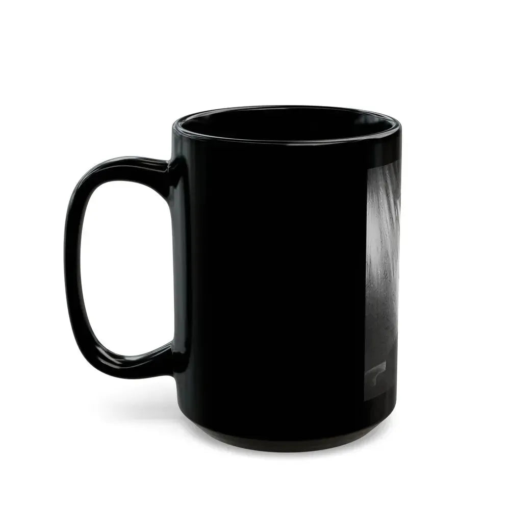 Bettie Page #148 (Vintage Female Icon) Black Coffee Mug - Go Mug Yourself