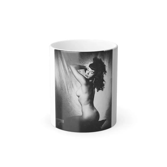 Bettie Page #148 (Vintage Female Icon) Color Changing Coffee Mug 11oz - Go Mug Yourself