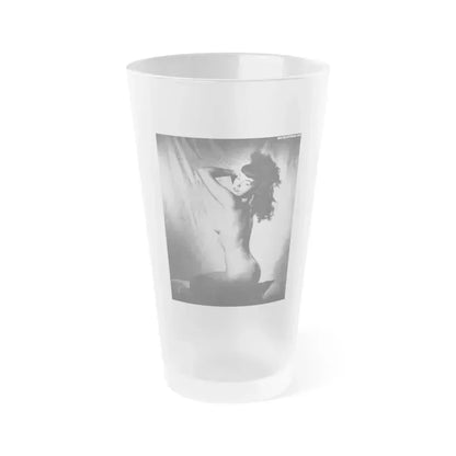 Bettie Page #148 (Vintage Female Icon) Frosted Pint Glass 16oz 16oz Frosted - Go Mug Yourself