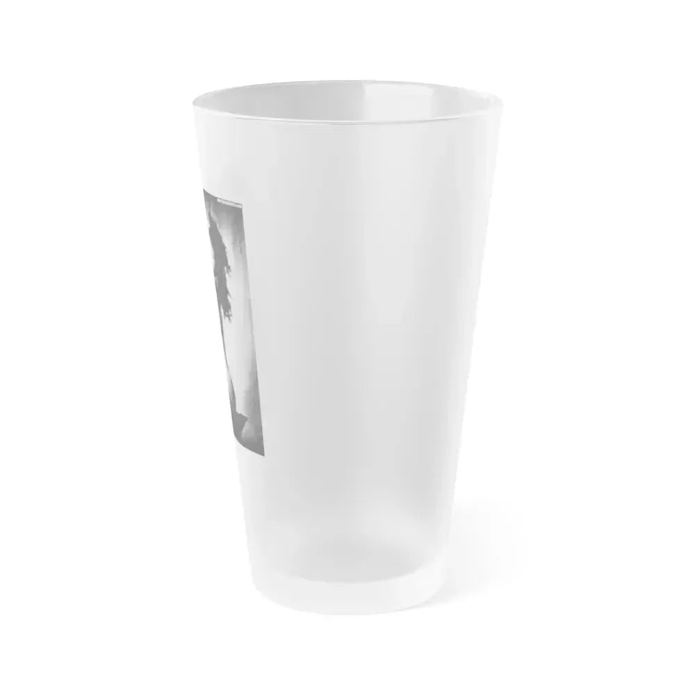 Bettie Page #148 (Vintage Female Icon) Frosted Pint Glass 16oz - Go Mug Yourself