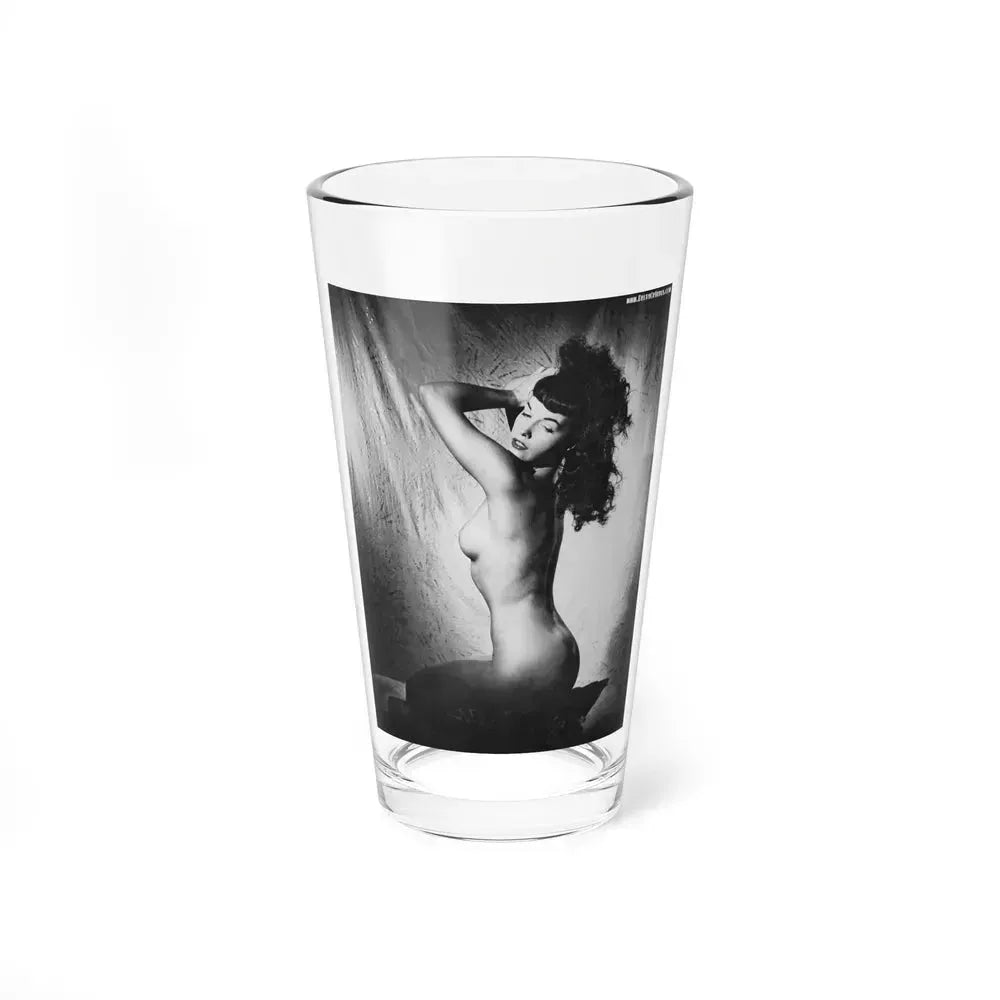 Bettie Page #148 (Vintage Female Icon) Pint Glass 16oz 16oz - Go Mug Yourself