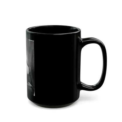 Bettie Page #149 (Vintage Female Icon) Black Coffee Mug - Go Mug Yourself