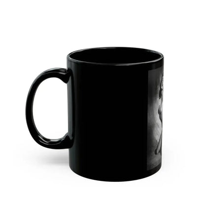 Bettie Page #149 (Vintage Female Icon) Black Coffee Mug - Go Mug Yourself