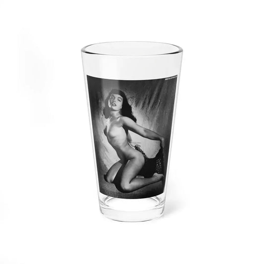Bettie Page #149 (Vintage Female Icon) Pint Glass 16oz 16oz - Go Mug Yourself
