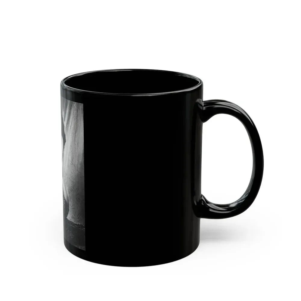 Bettie Page #150 (Vintage Female Icon) Black Coffee Mug - Go Mug Yourself