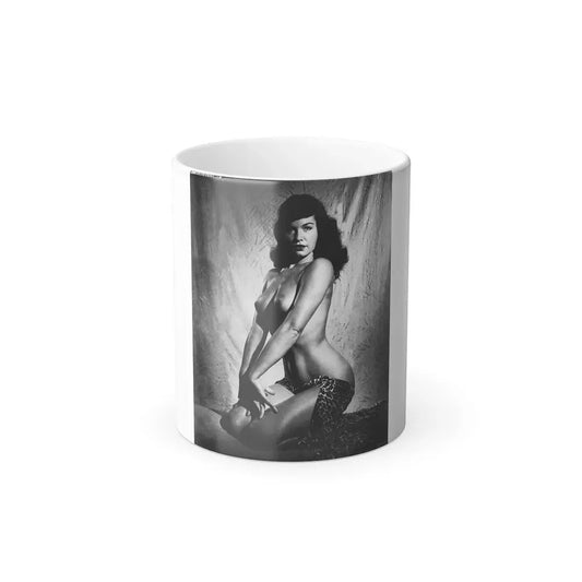 Bettie Page #150 (Vintage Female Icon) Color Changing Mug 11oz 11oz - Go Mug Yourself