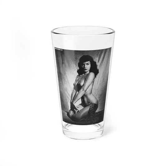 Bettie Page #150 (Vintage Female Icon) Pint Glass 16oz 16oz - Go Mug Yourself