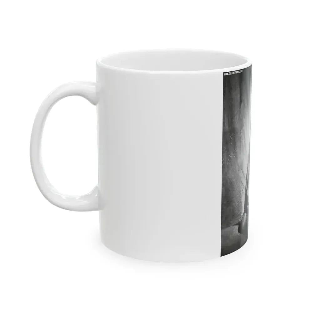 Bettie Page #150 (Vintage Female Icon) White Coffee Mug - Go Mug Yourself