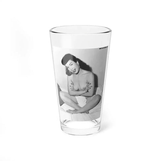 Bettie Page #151 (Vintage Female Icon) Pint Glass 16oz 16oz - Go Mug Yourself