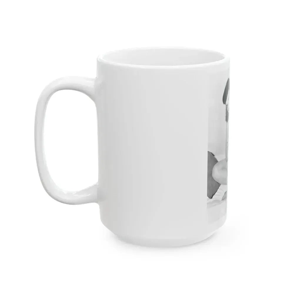 Bettie Page #151 (Vintage Female Icon) White Coffee Mug - Go Mug Yourself