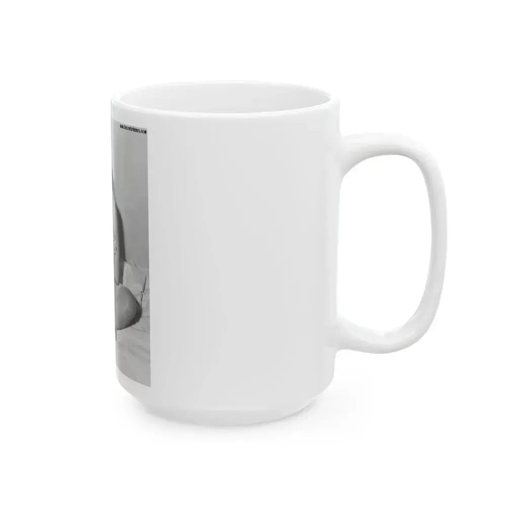 Bettie Page #151 (Vintage Female Icon) White Coffee Mug - Go Mug Yourself