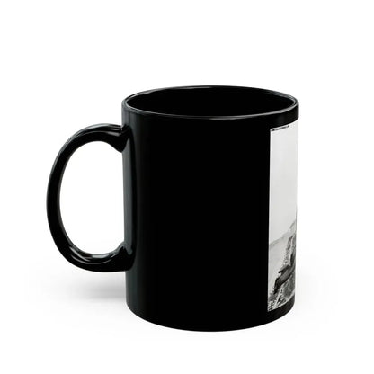 Bettie Page #152 (Vintage Female Icon) Black Coffee Mug - Go Mug Yourself