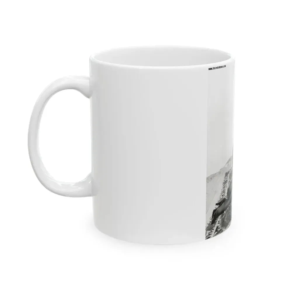 Bettie Page #152 (Vintage Female Icon) White Coffee Mug - Go Mug Yourself