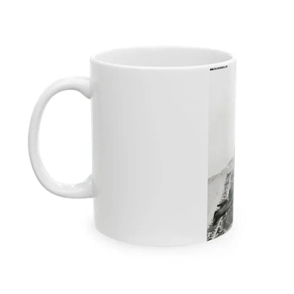Bettie Page #152 (Vintage Female Icon) White Coffee Mug - Go Mug Yourself