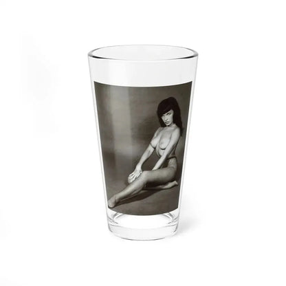 Bettie Page #153 1 (Vintage Female Icon) Pint Glass 16oz 16oz - Go Mug Yourself