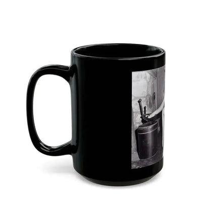 Bettie Page #154 (Vintage Female Icon) Black Coffee Mug - Go Mug Yourself