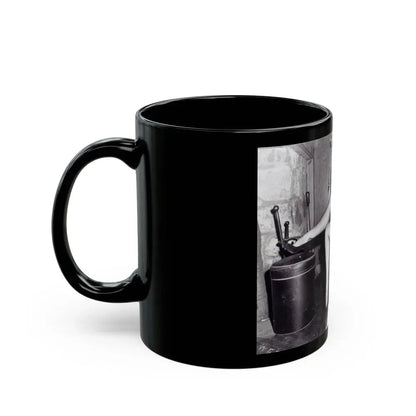 Bettie Page #154 (Vintage Female Icon) Black Coffee Mug - Go Mug Yourself