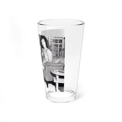 Bettie Page #154 (Vintage Female Icon) Pint Glass 16oz - Go Mug Yourself