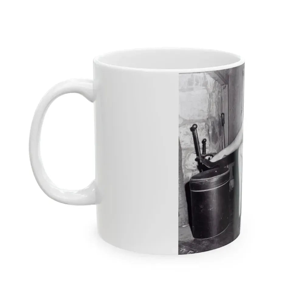 Bettie Page #154 (Vintage Female Icon) White Coffee Mug - Go Mug Yourself