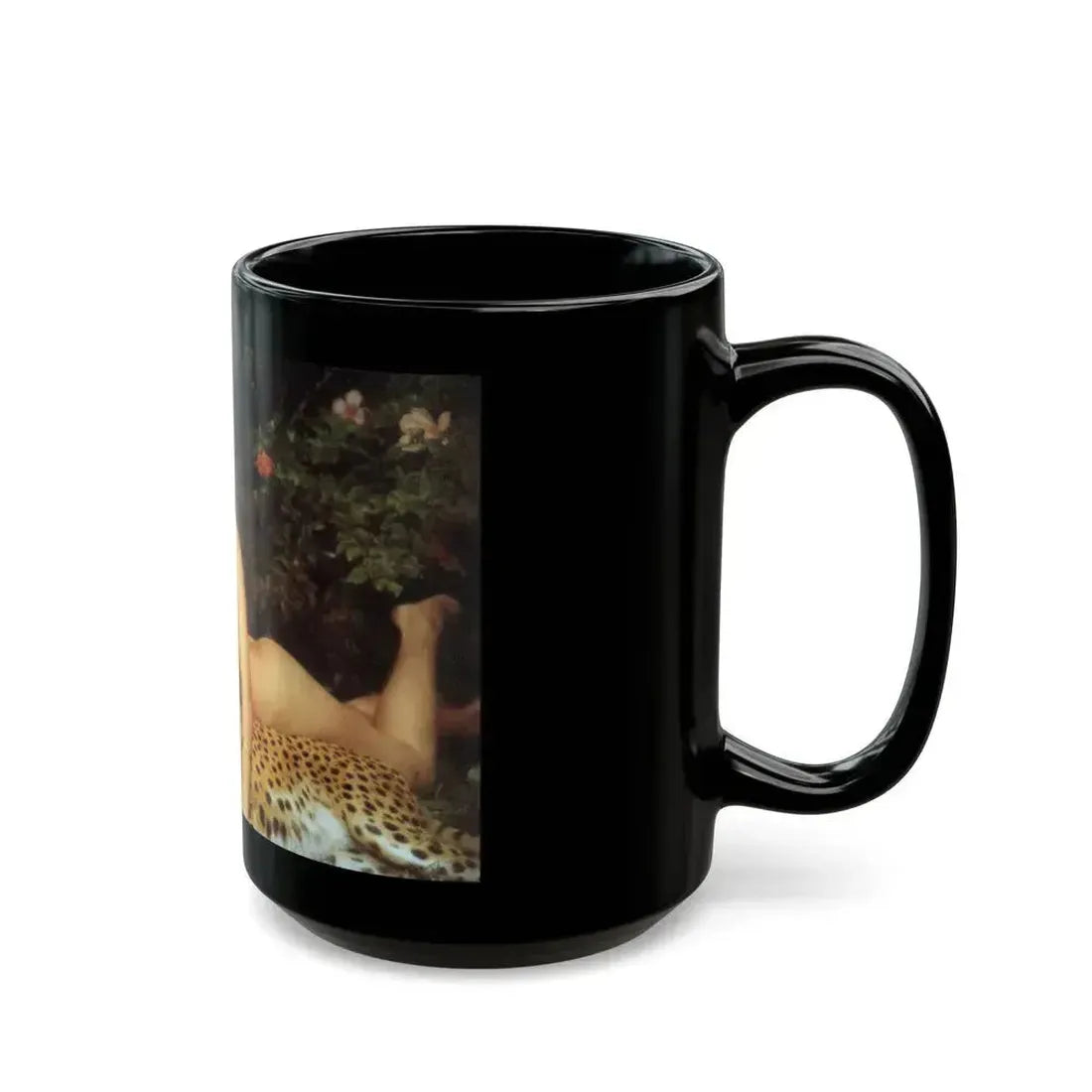 Bettie Page #156 (Vintage Female Icon) Black Coffee Mug - Go Mug Yourself