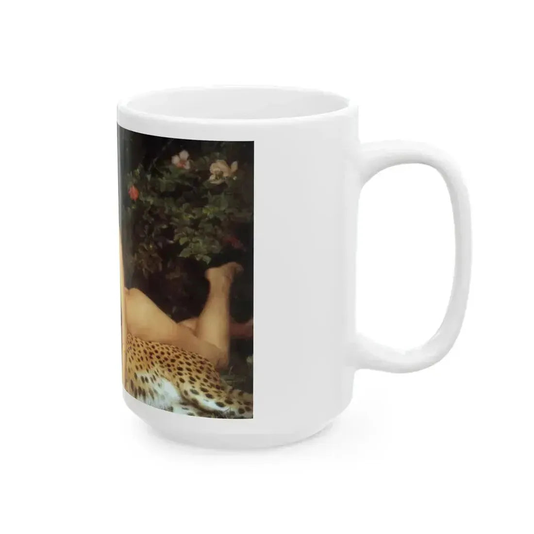 Bettie Page #156 (Vintage Female Icon) White Coffee Mug - Go Mug Yourself