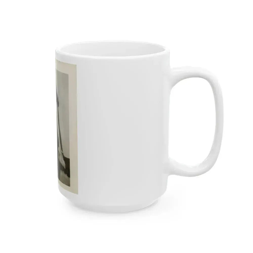 Bettie Page #157 (Vintage Female Icon) White Coffee Mug - Go Mug Yourself