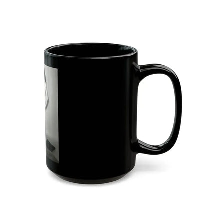 Bettie Page #159 (Vintage Female Icon) Black Coffee Mug - Go Mug Yourself