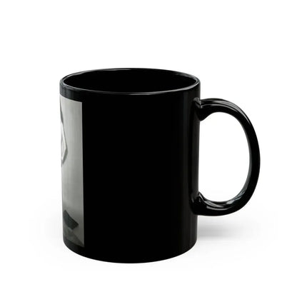 Bettie Page #159 (Vintage Female Icon) Black Coffee Mug - Go Mug Yourself
