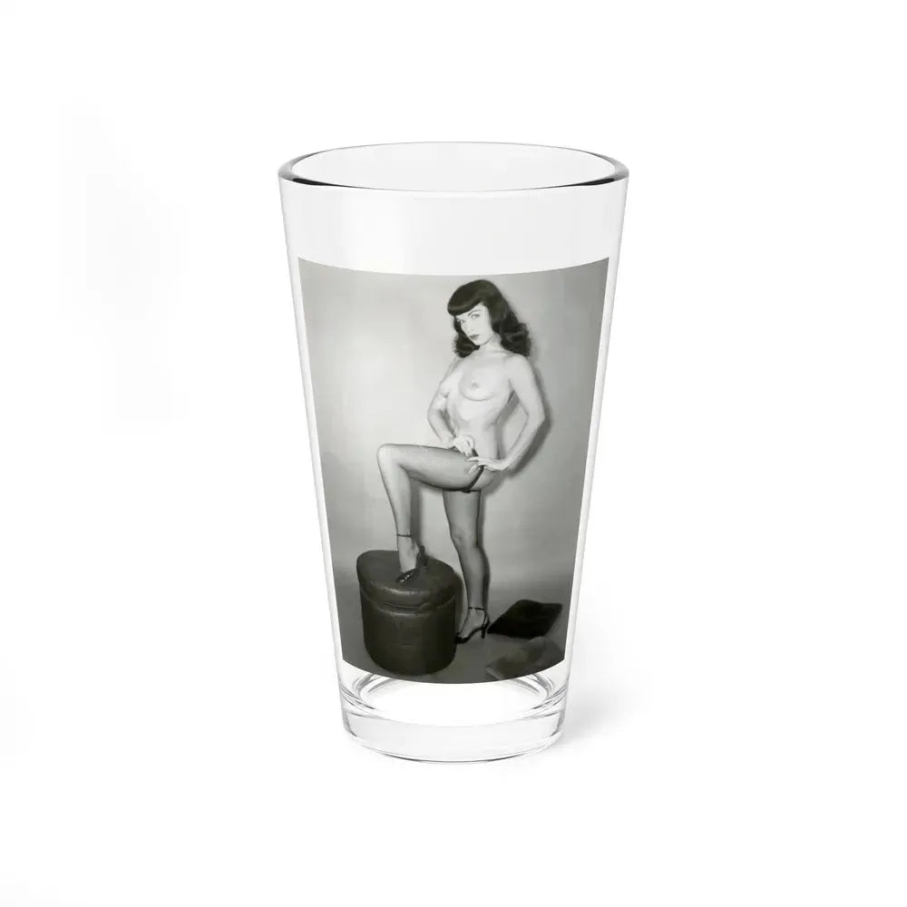 Bettie Page #159 (Vintage Female Icon) Pint Glass 16oz 16oz - Go Mug Yourself