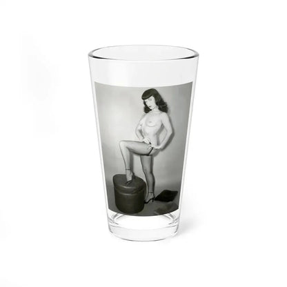 Bettie Page #159 (Vintage Female Icon) Pint Glass 16oz 16oz - Go Mug Yourself
