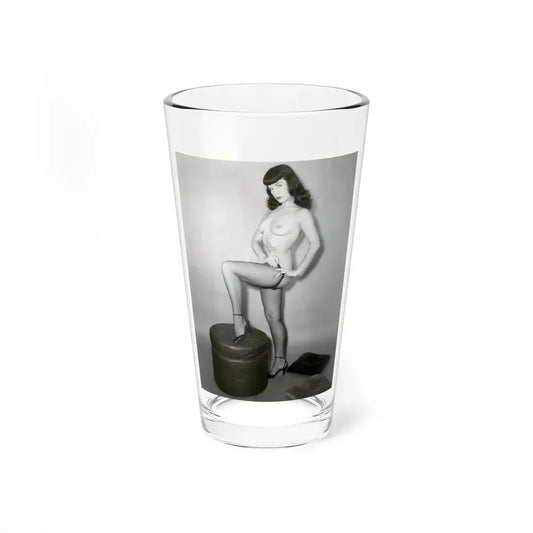 Bettie Page #159 (Vintage Female Icon) Pint Glass 16oz 16oz - Go Mug Yourself