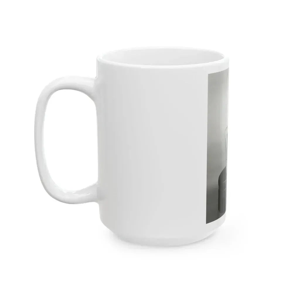 Bettie Page #159 (Vintage Female Icon) White Coffee Mug - Go Mug Yourself