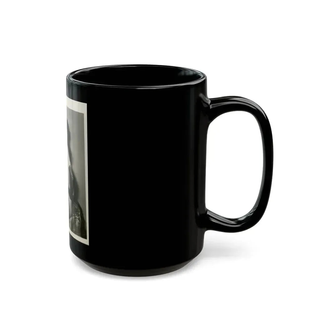 Bettie Page #164 (Vintage Female Icon) Black Coffee Mug - Go Mug Yourself