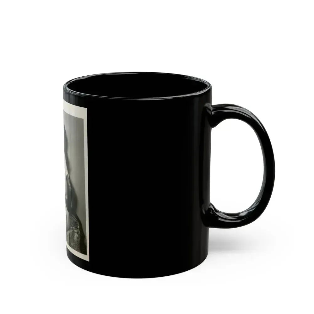 Bettie Page #164 (Vintage Female Icon) Black Coffee Mug - Go Mug Yourself