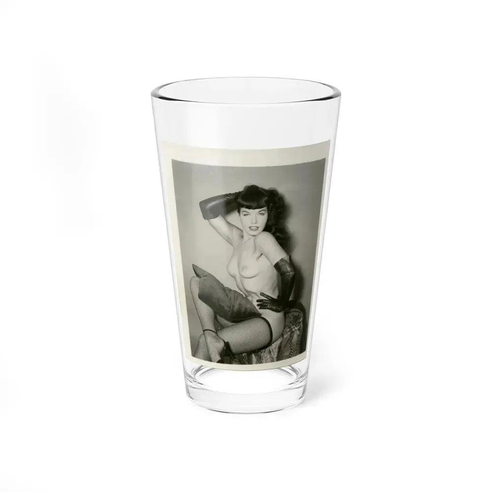 Bettie Page #164 (Vintage Female Icon) Pint Glass 16oz 16oz - Go Mug Yourself