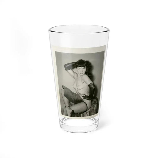 Bettie Page #164 (Vintage Female Icon) Pint Glass 16oz 16oz - Go Mug Yourself