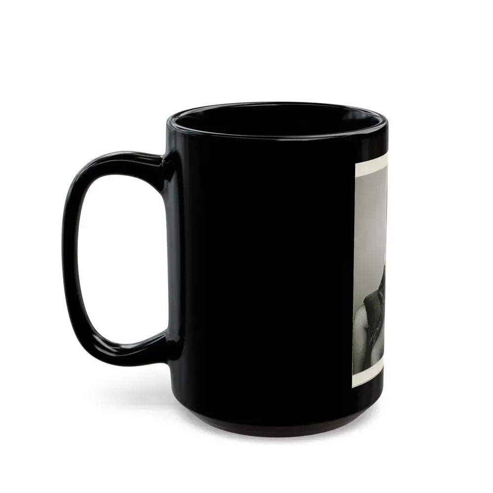 Bettie Page #165 (Vintage Female Icon) Black Coffee Mug - Go Mug Yourself